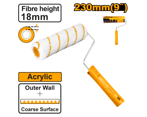 Валик малярный INGCO 12x230 мм HRHT04092