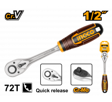 Ключ трещоточный INGCO INDUSTRIAL 1/2" HRTH0812