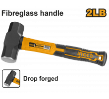 Кувалда с фиберглассовой рукояткой INGCO 0,9 кг HSLH8802
