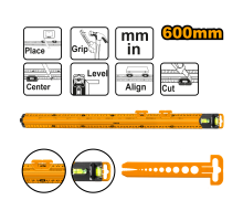 Линейка измерительный центр INGCO 600 мм HSR36003