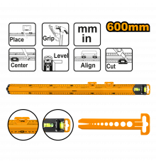 Линейка измерительный центр INGCO 600 мм HSR36003