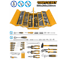 Ящик с набором инструментов INGCO INDUSTRIAL 108 шт. HTCS151081