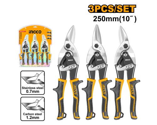 Набор ножниц по металлу INGCO 250 мм HTSNK0110