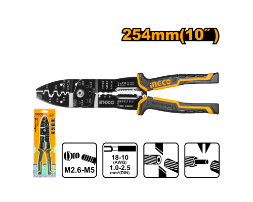 Стриппер многофункциональный для снятия изоляции INGCO INDUSTRIAL 0,5-5 мм HWSP101