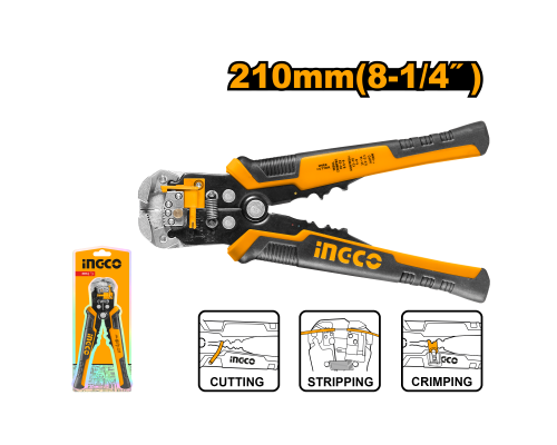 Стриппер автоматический многофункциональный для снятия изоляции INGCO INDUSTRIAL 0.2-6 мм HWSP102418