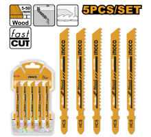 Набор полотен для лобзика по дереву INGCO JBT144D