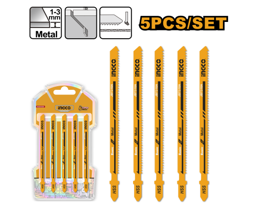 Набор полотен для лобзика по металлу INGCO JBT318A