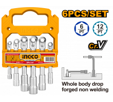 Набор Г-образных торцевых ключей INGCO INDUSTRIAL 7-14 мм 6 шт. LASWT0601