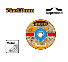 Круг шлифовальный по металлу INGCO 76х4,0х10 мм Metal MCD30276