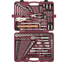Набор инструмента универсальный THORVIK 1/4", 3/8" и 1/2"DR, 142 предмета TS142 (UTS0142)