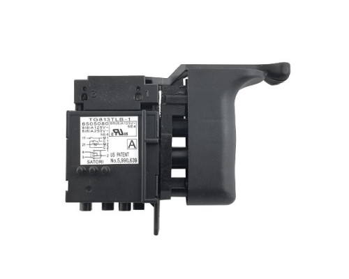 Выключатель TG813TLB-1 для перфоратора MAKITA 650508-0 Выключатель TG813TLB-1 для перфоратора MAKITA 650508-0