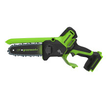 Пила цепная аккумуляторная мини GREENWORKS GD24CS15 24 V без акб и з/у 2010107