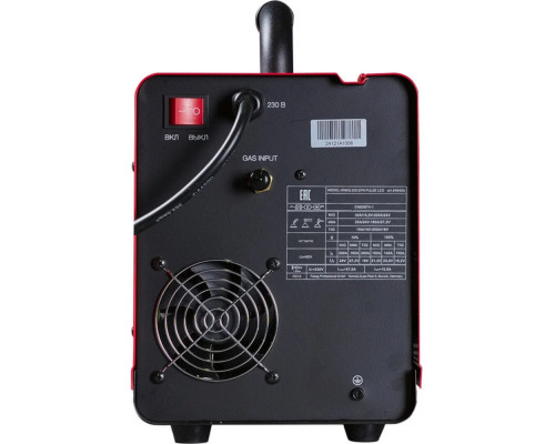 Сварочный полуавтомат FUBAG IRMIG 200 SYN PULSE LED (с горелкой 250А в комплекте) 646405