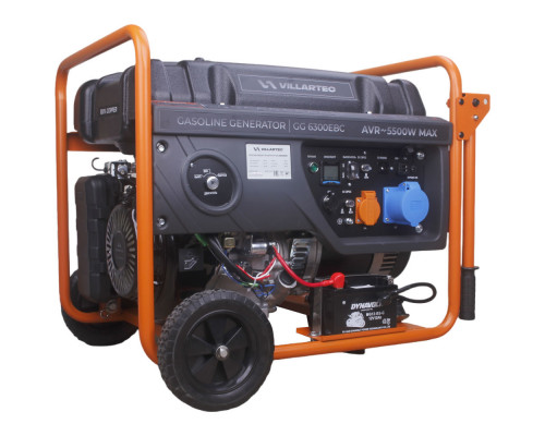 Электростанция бензиновая VILLARTEC GG6300ЕВС 2102650100 Электростанция бензиновая VILLARTEC GG6300ЕВС 2102650100