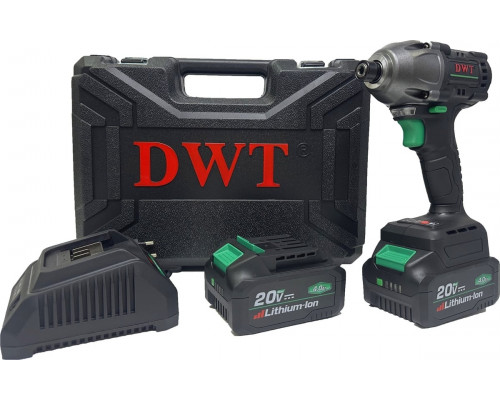 Аккумуляторный бесщеточный ударный винтоверт DWT ASCP-20 DN-4C2 BMC Аккумуляторный бесщеточный ударный винтоверт DWT ASCP-20 DN-4C2 BMC