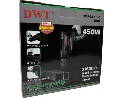 Дрель безударная сетевая DWT BMP04-10 C Дрель безударная сетевая DWT BMP04-10 C