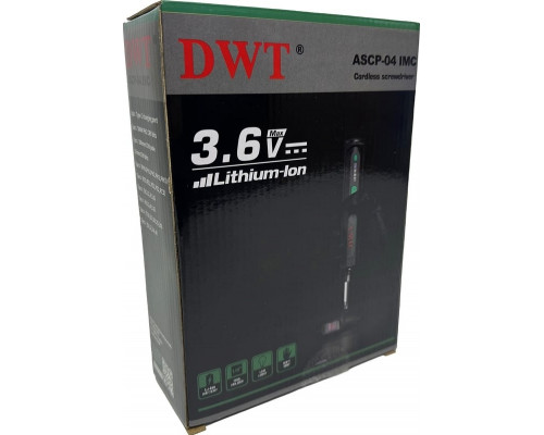 Отвертка аккумуляторная DWT ASCP-04 IMC Отвертка аккумуляторная DWT ASCP-04 IMC