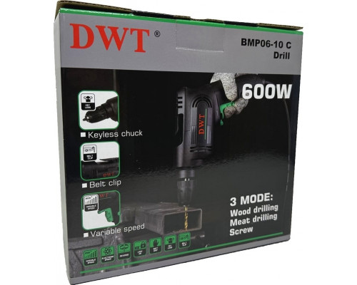 Дрель безударная сетевая DWT BMP06-10 C Дрель безударная сетевая DWT BMP06-10 C