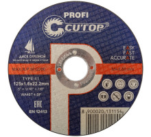 Диск абразивный Cutop Profi 125х1,6х22,2 мм 39985т