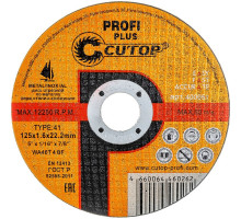 Диск абразивный Cutop Profi Plus 125х1,6х22,2 мм 40005т