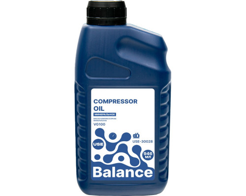 Масло USE Balance компрессорное VG 100 0,946 л USE-30028