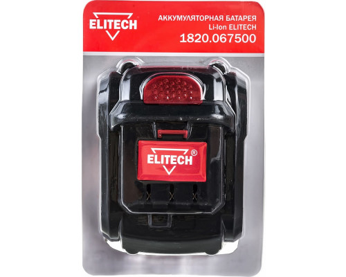 Аккумулятор (14.4 В; 4 Ач; Li-Ion) Elitech 1820.067500