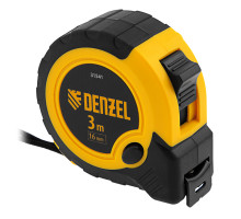 Рулетка 3 м х 16 мм, кнопка-пауза Denzel 31541