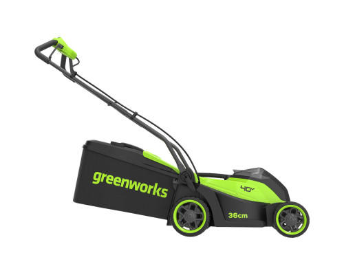 Газонокосилка аккумуляторная Greenworks GD40LM361, 40V, без АКБ и ЗУ 2520807 Газонокосилка аккумуляторная Greenworks GD40LM361, 40V, без АКБ и ЗУ 2520807