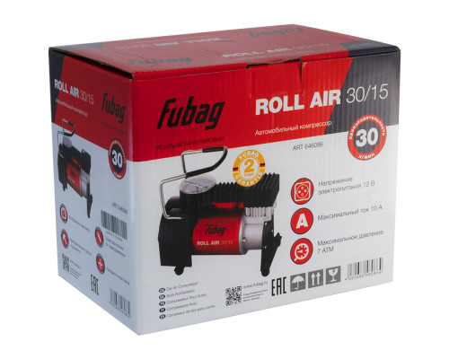Автомобильный компрессор FUBAG Roll Air 30/15 646086 Автомобильный компрессор FUBAG Roll Air 30/15 646086