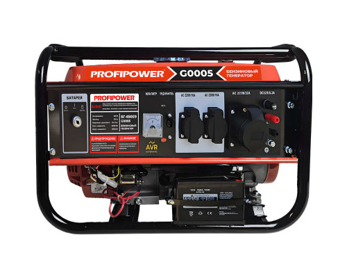 Бензиновый генератор Profipower БГ-6500Э G0005