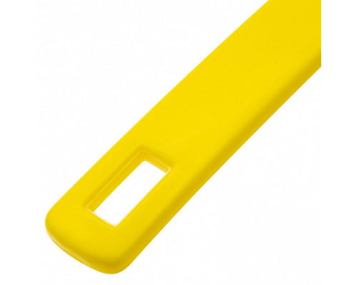 Набор: совок с кромкой 330 x 225 мм и щетка-сметка 285 мм, желтый, Home PALISAD 933125