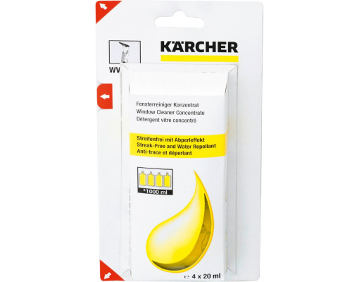 Моющее средство Karcher для стекол RM 503 (4х20мл) 6.295-302