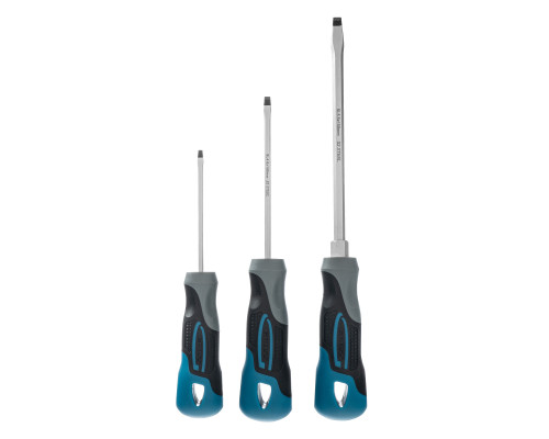 Набор отверток SL, 3 шт, S2, трехкомпонентная рукоятка Gross 12165