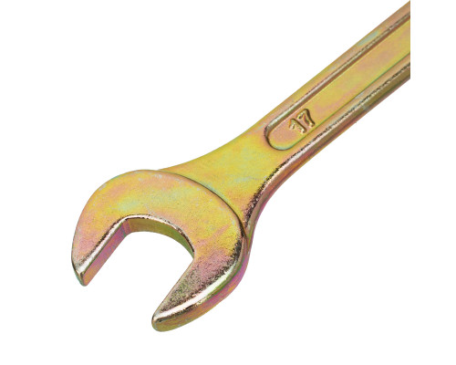 Набор ключей рожковых 6-17 мм, 6 шт, желтый цинк Сибртех 15279