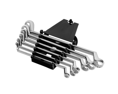 Набор ключей накидных 6 шт, 6-17 мм, CrV, Elliptical, зеркальное хромирование Matrix 15336