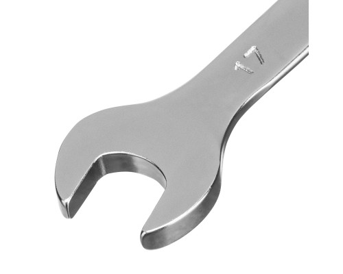 Набор ключей комбинированных 6-17 мм, 6 шт., CrV, матовый хром Stels 15442