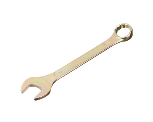 Набор ключей комбинированный 6-32 мм, 22 шт, желтый цинк Сибртех 15444