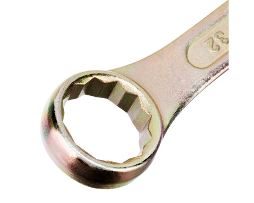 Набор ключей комбинированный 6-32 мм, 26 шт, желтый цинк Сибртех 15445