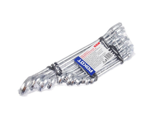 Набор из 12 комбинированных ключей РОКОТ (6,7,8,9,10,11,12,13,14,17,19,22 мм) 736-130