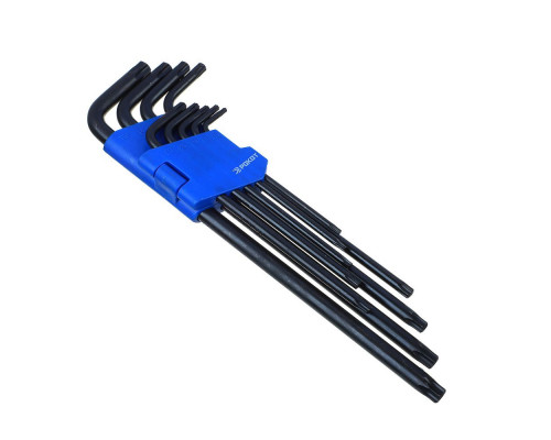 Набор ключей РОКОТ TORX-профиль, 95x3 мм - 220x9 мм, 9 предметов 633-023