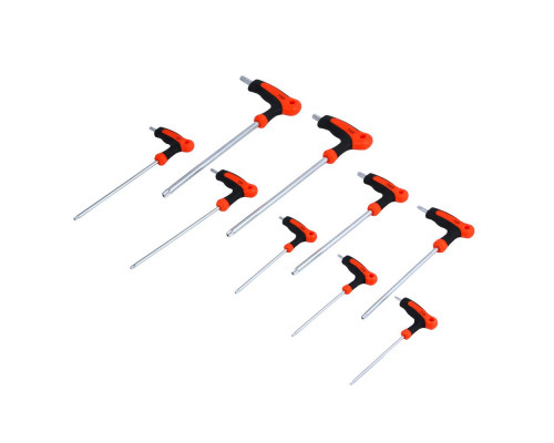 Набор Т-образных имбусовых ключей Torx ЕРМАК T10-T50 633-029