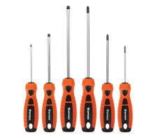 Набор 6 отверток ЕРМАК PH2x150, SL6x150, PH1x100, SL5x100, PH0x75, SL3x75 651-237