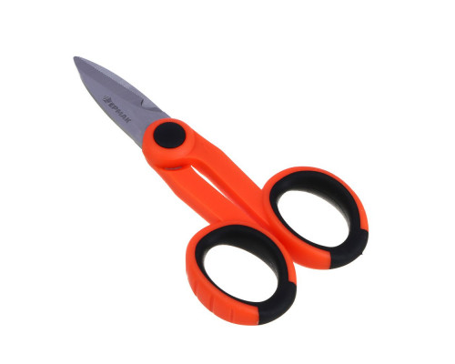 Ножницы универсальные ЕРМАК 14 см, лезвия 2CR13, рукоятка PP+TPR, блистер 624-105