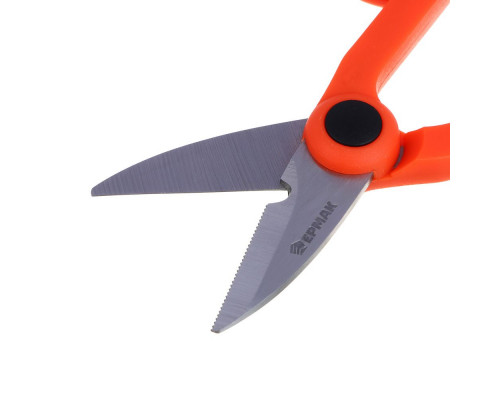 Ножницы универсальные ЕРМАК 14 см, лезвия 2CR13, рукоятка PP+TPR, блистер 624-105