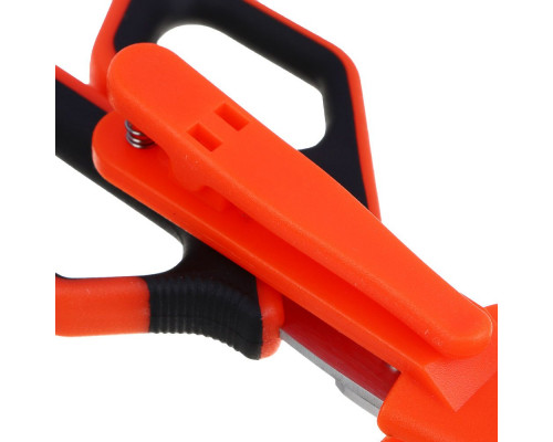 Ножницы универсальные ЕРМАК 12.5 см, лезвия 3CR13, рукоятка ABS+TPR, защитный футляр, блистер 624-104