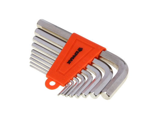 Набор ключей - шестигранников ЕРМАК 1,5-10 мм, 9 шт. (011) 657-011