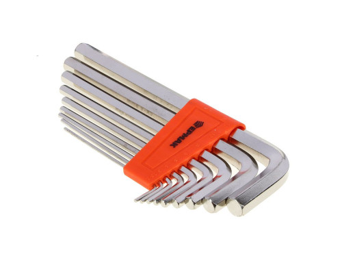 Набор ключей - шестигранников ЕРМАК 2,0-12 мм, удл., 9 шт. (012) 657-012