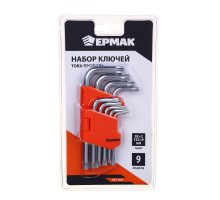 Набор ключей ЕРМАК TORX-профиль 9пр. (50x3мм-125x9мм) 657-023