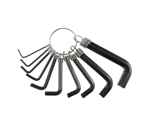 Набор шестигранников ЕРМАК HEX 1.5 - 10 мм, 10 шт. в пакете JF2296B 657-618