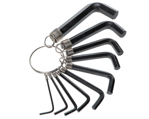 Набор шестигранников ЕРМАК HEX 1.5 - 10 мм, 10 шт. в пакете JF2296B 657-618